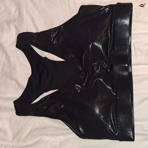 Size large Black fabletics sports bra brand new